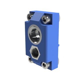 AluSic AANSLUITBLOK 1/2" OP Ø 25 EN 1/4" OP Ø 16 AluSic AANSLUITBLOK 1/2" OP Ø 25 EN 1/4" OP Ø 16