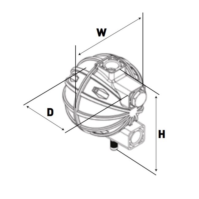 Condesaatafvoerventiel FD tot max. 2,8 m³/min.