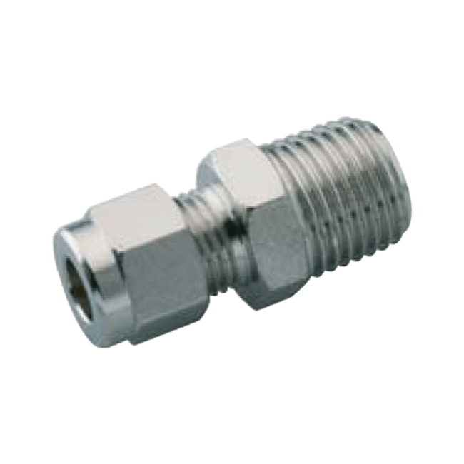 Rechte Inschroef snijringkoppeling | BSPT bu-draad