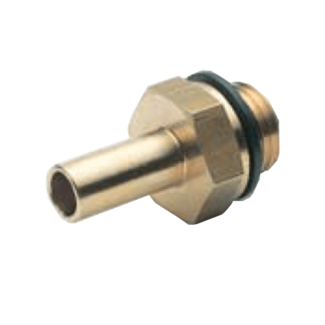 AIGNEP Inschroef steel-snijringfitting met BSPP bu-draad