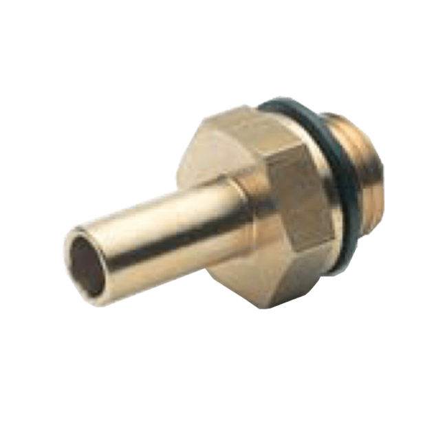 Inschroef steel-snijringfitting met BSPP bu-draad