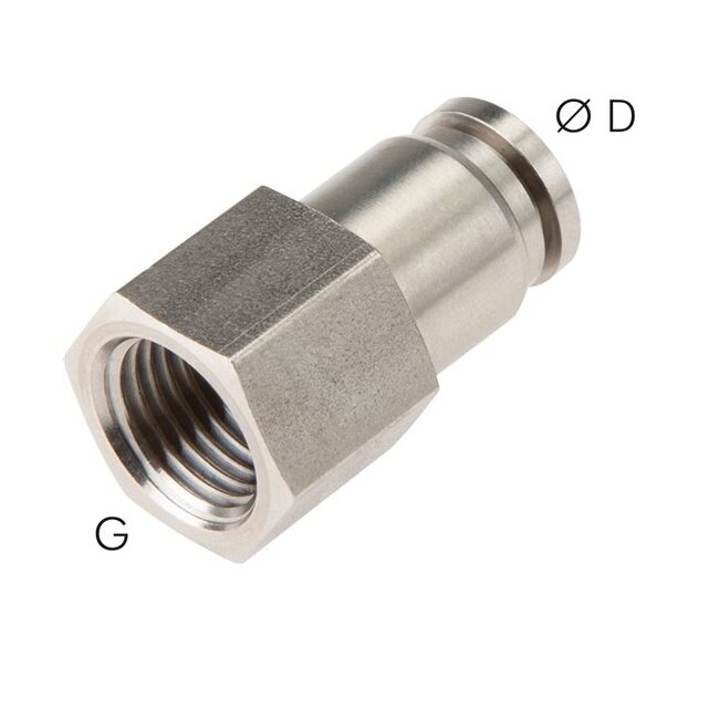 RVS  PUSH-IN  RECHTE OPSCHROEF