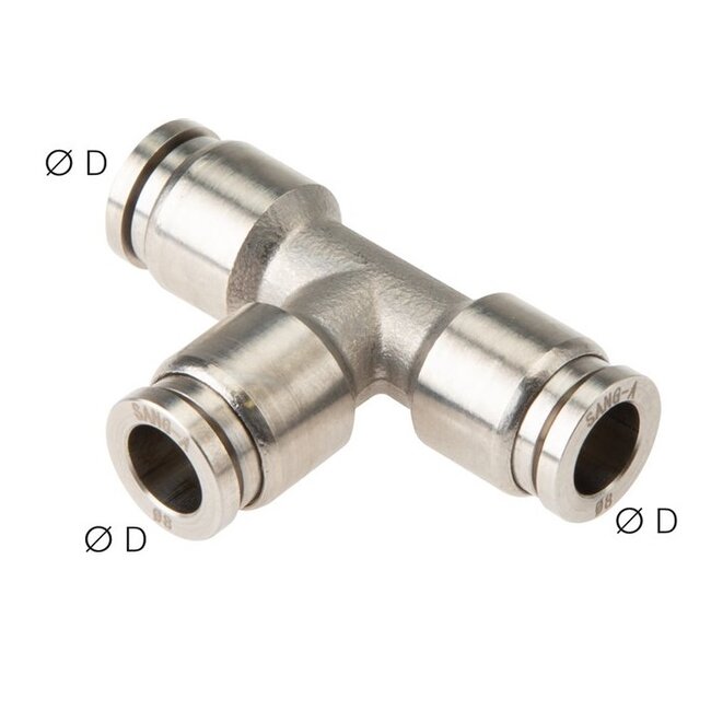 RVS  PUSH-IN  T-STUK INSTEEK