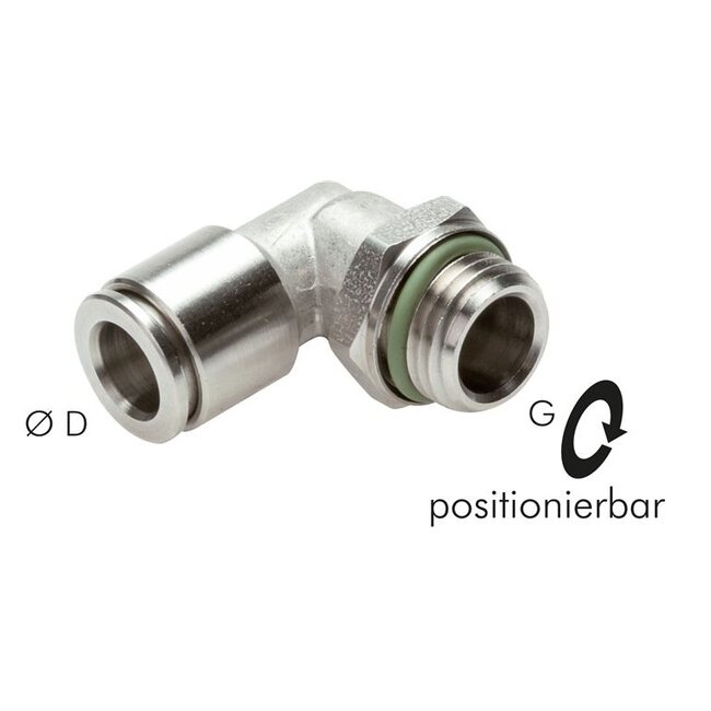 RVS  PUSH-IN  HAAKSE INSCHROEF MET O-RING