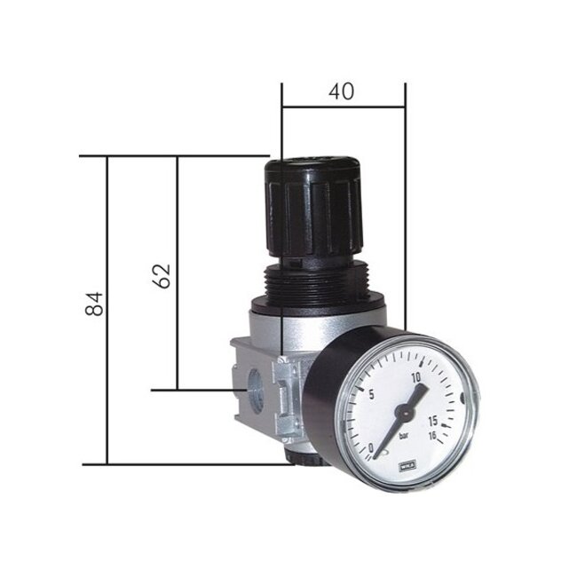 DRUKREGELAAR | BV-0 | 1.450 L/MIN.