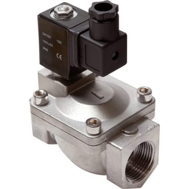 2/2 NC Magneetventiel 1.1/2'' RVS - Eco-Line