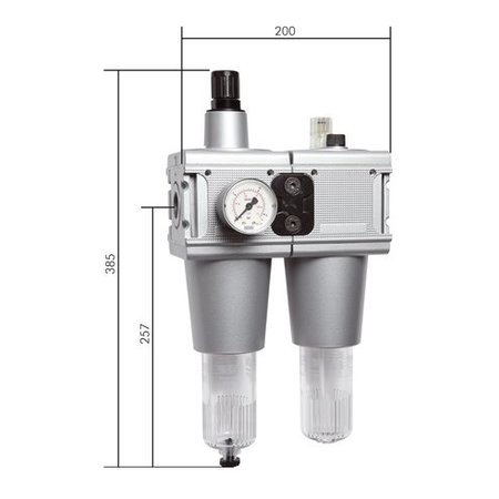 KNOCKS PERSLUCHTVERZORGING BV-5 F/R+L | CONSENSAATAFTAP HALF-AUTOMATISCH