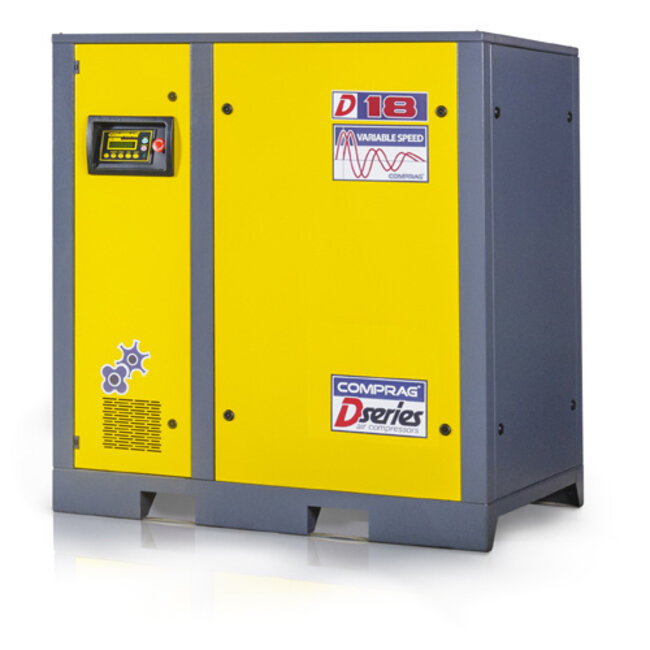 FREQUENTIEGEREGELDE SCHROEFCOMPRESSOREN DV18-Serie tot 2,9 m³/min.