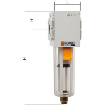 E·MC® E·MC® - ECO-LINE - FILTER UNIT - SERIES 2  - 1/4''   -  1400 L/min