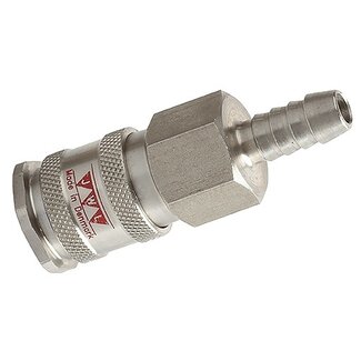 JWL EURO PROFIEL | Snelkoppeling RVS AISI-316 met Slangpilaar