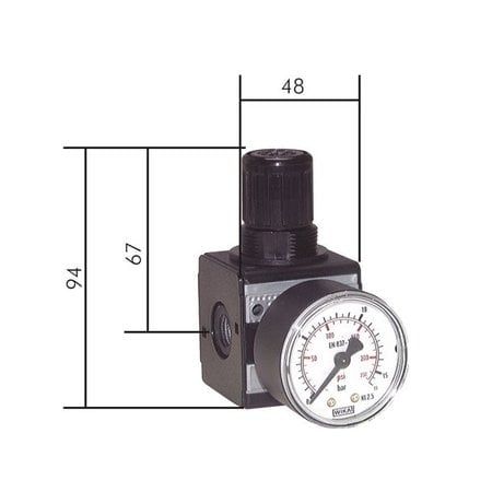 KNOCKS DRUKREGELAAR | BV-1 | 2.500 L/MIN.