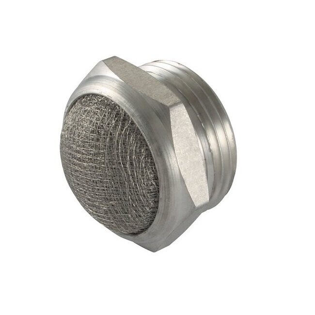 GELUIDSDEMPERS - RVS - INSCHROEFDEMPER - RVS 304 HUIS MET RVS 316 DEMPER