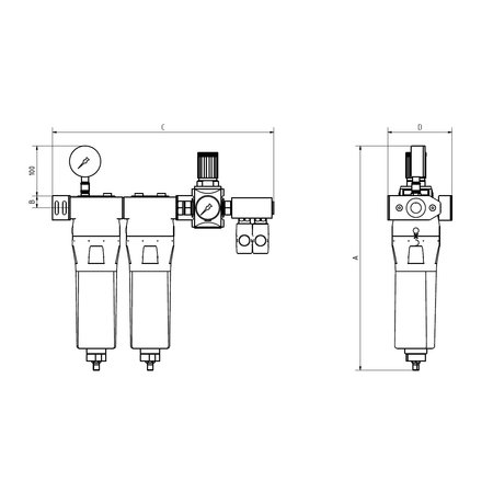 KSI ECOCLEAN VERFSPUIT LUCHTFILTER PFU2