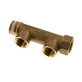 PROFI-PRODUCT VERDEELBUIS MESSING 2 x 2 | BI-draad PROFI-PRODUCT VERDEELBUIS MESSING 2 x 2 | BI-draad