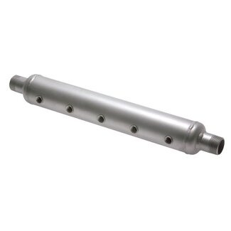 PROFI-PRODUCT VERDEELBUIS RVS 2 x R 1" - 10 x G 1/4" PN16