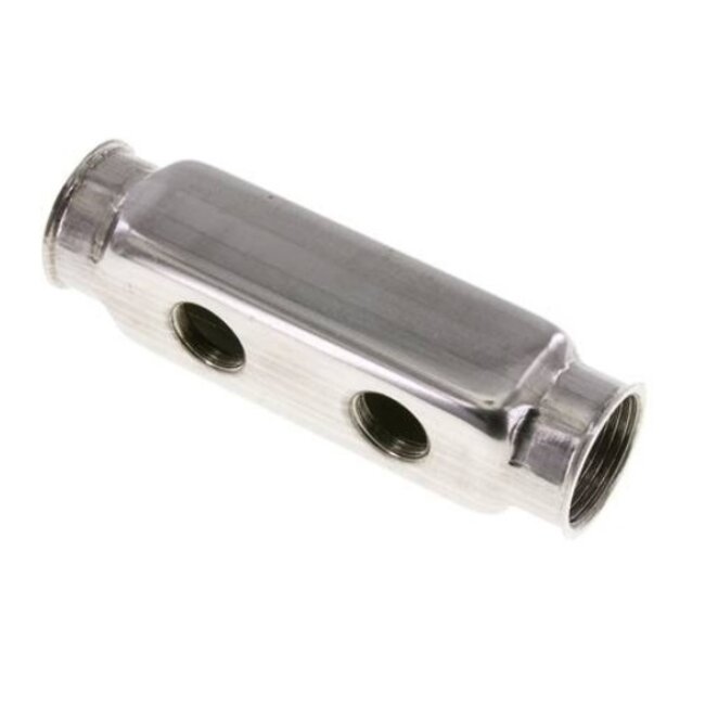 VVERDEELBUIS RVS DUBBELZIJDIG PN10