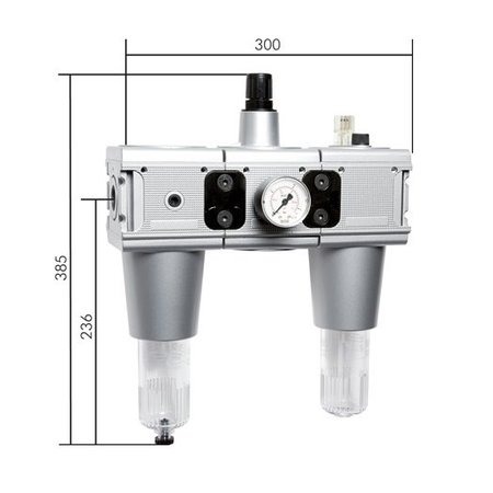 KNOCKS PERSLUCHTVERZORGING BV-5 F+R+L 13.500 L/MIN.  AUTO. AFTAP