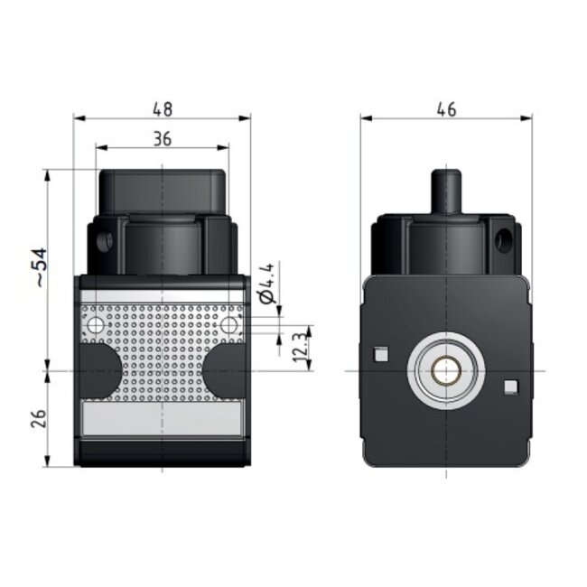 KOGELAFSLUITER BV1 - MET ONTLUCHTING
