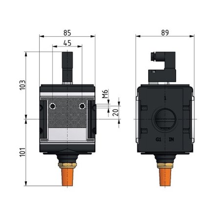 KNOCKS 3/2 VENTIEL ELEKTRISCH | NC|  BV4