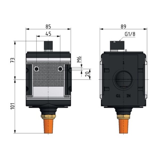 3/2 VENTIEL PNEUMATISCH | NC|  BV4