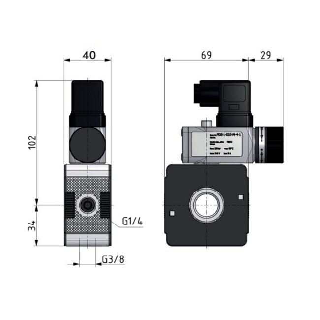 VERDEELBLOK MET DRUKSCHAKELAAR | BV2