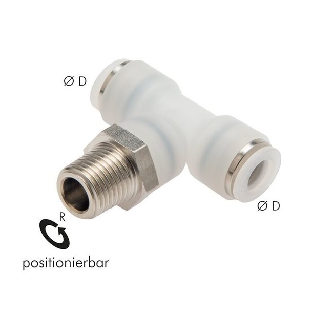PVDF  PUSH-IN T-STUK INSCHROEF