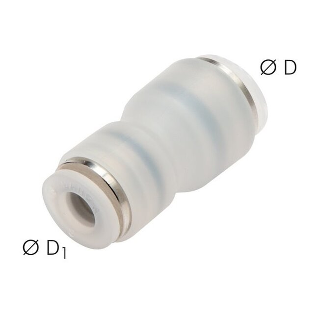 PVDF  PUSH-IN INSTEEK KOPPELING