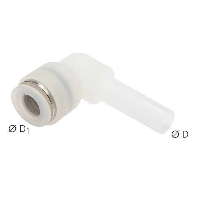 PVDF  PUSH-IN L-STUK INSTEEK