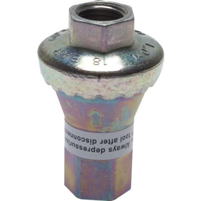 Inline reduceerventiel uitgangsdruk naar keuze | max. 800 Liter/min. | 1/4"