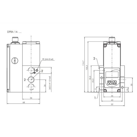 PROFI-PRODUCT Proportionele drukregelaar | G1/4" | 4 - 24 mA