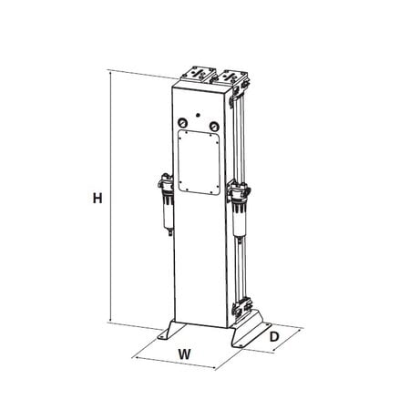 COMPRAG Adsorptiedroger ADM-10 DRY - 1,0 m³/min.