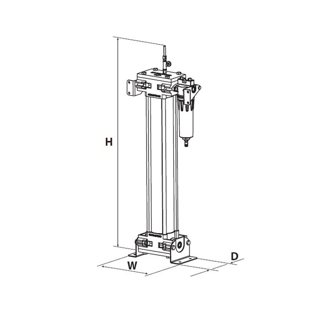Actiefkool adsorber ATC-10 | 1,0 m³/min.