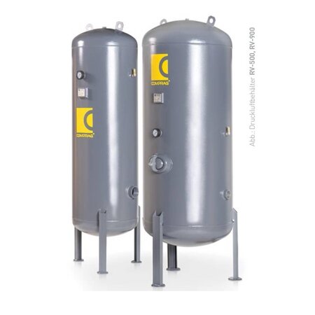 COMPRAG PERSLUCHTKETEL-RV500-P-11  GRIJS - 500 LITER/11 BAR