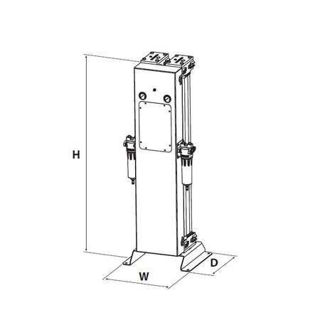 COMPRAG Adsorptiedroger ADM-07 DRY - 0,7 m³/min.