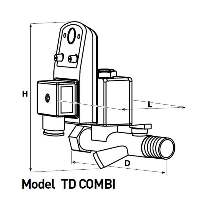 Tijdgestuurd Condesaatafvoerventiel TD tot max. 60,0 m³/min.