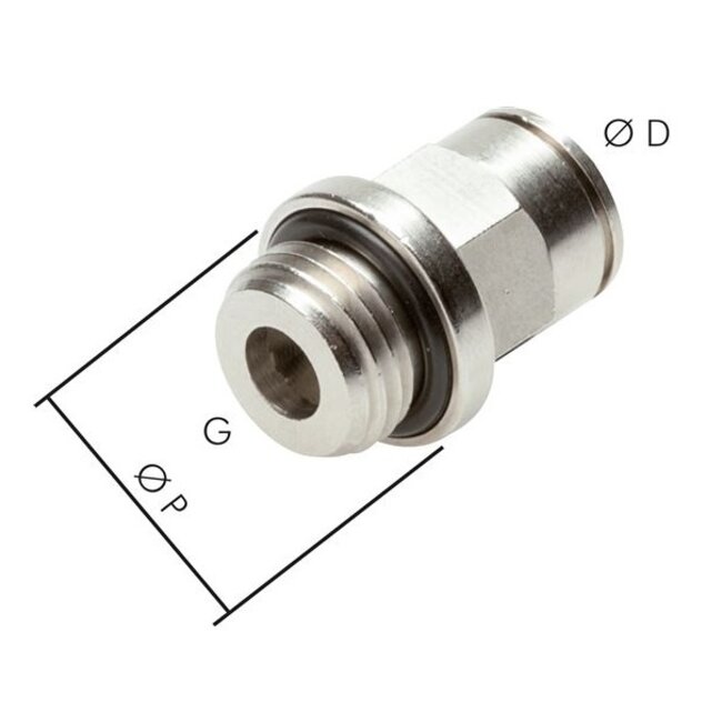 MESSING VERNIKKELD - PUSH IN - RECHTE INSCHROEF - PC-G/ME