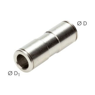 PROFI-PRODUCT MESSING VERNIKKELD - PUSH IN - VERLOOPFITTING - PG/ME