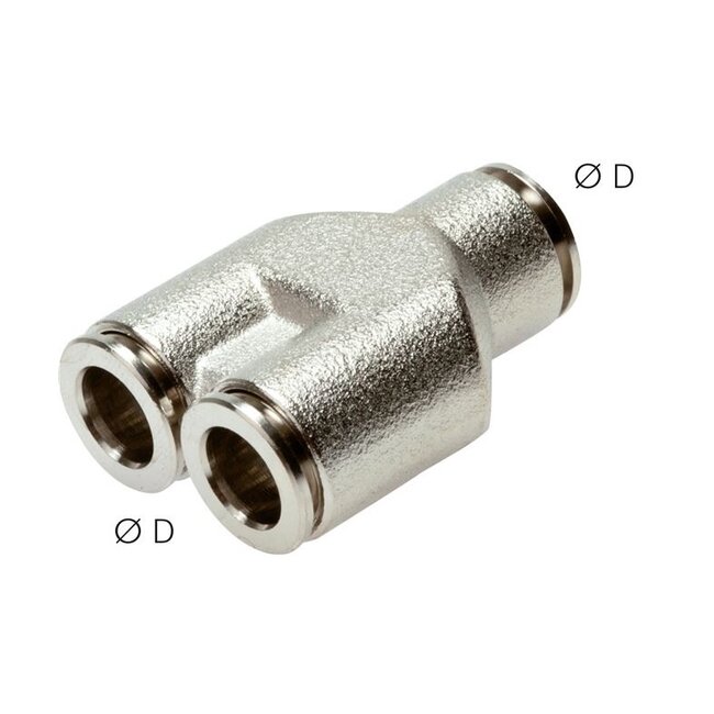 MESSING VERNIKKELD - PUSH IN - VERBINDINGSKOPPELING - PY