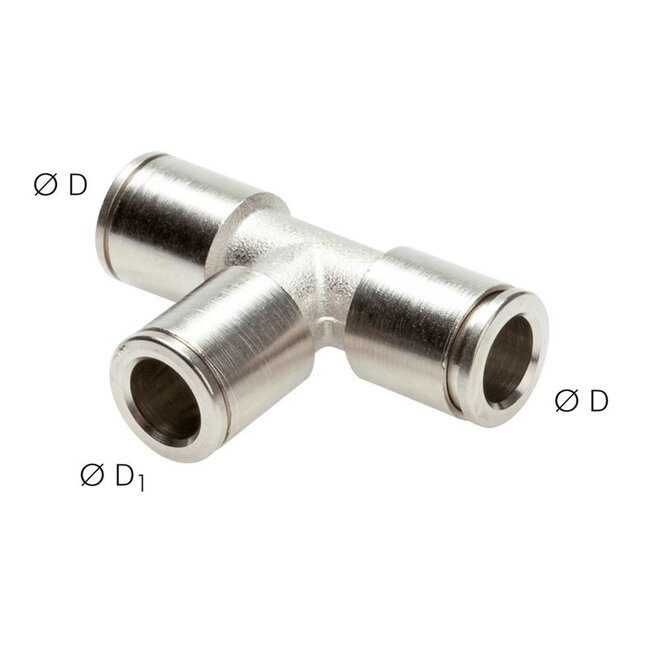 MESSING VERNIKKELD - PUSH IN - VERBINDINGSKOPPELING - PUT