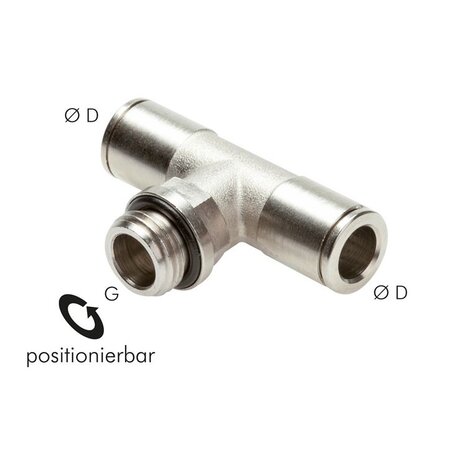 AIGNEP MESSING VERNIKKELD - PUSH IN - T-INSCHROEF - PT-G/ME