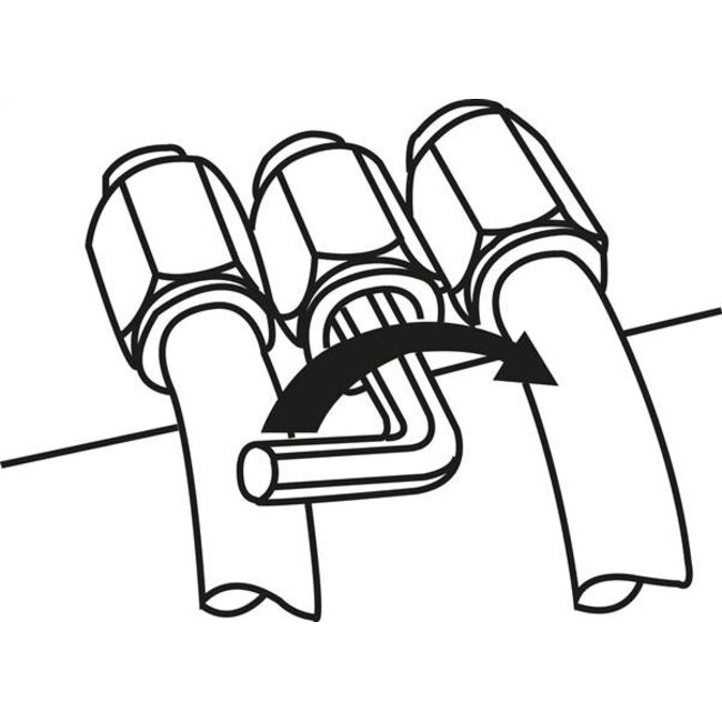 MESSING VERNIKKELD - PUSH IN - RECHTE INSCHROEF - BSPT