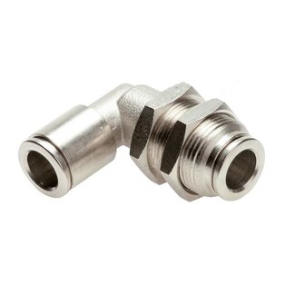 PROFI-PRODUCT MESSING VERNIKKELD - PUSH IN - HAAKS ORIENTEERBAAR  - SCHOTDOORVOER