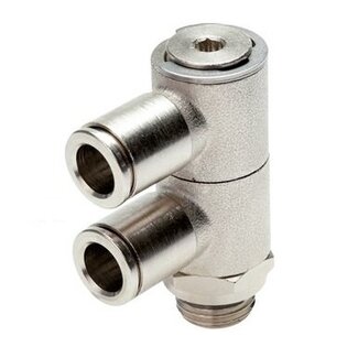 PROFI-PRODUCT MESSING VERNIKKELD - BANJOKOPPELING - 2-VOUDIG