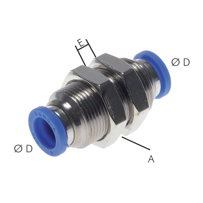 SANG-A PUSH IN FITTINGEN - VERBINDINGSKOPPELING -PMM