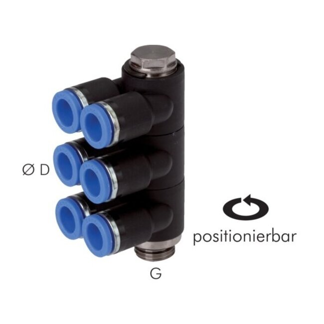 SANG-A PUSH IN FITTINGEN - BANJO - PA SERIE- PA(3)-G