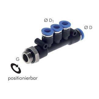Sang-A PUSH IN FITTINGEN - MANIFOLDS - PKD-G