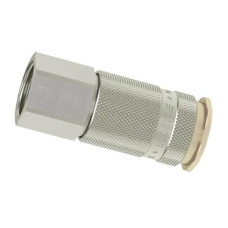 RECTUS QIC 15 PROFIEL | Snelkoppeling staal vernikkeld met BI-draad BSP