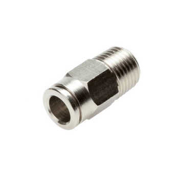 Messing vernikkeld push-in fittingen