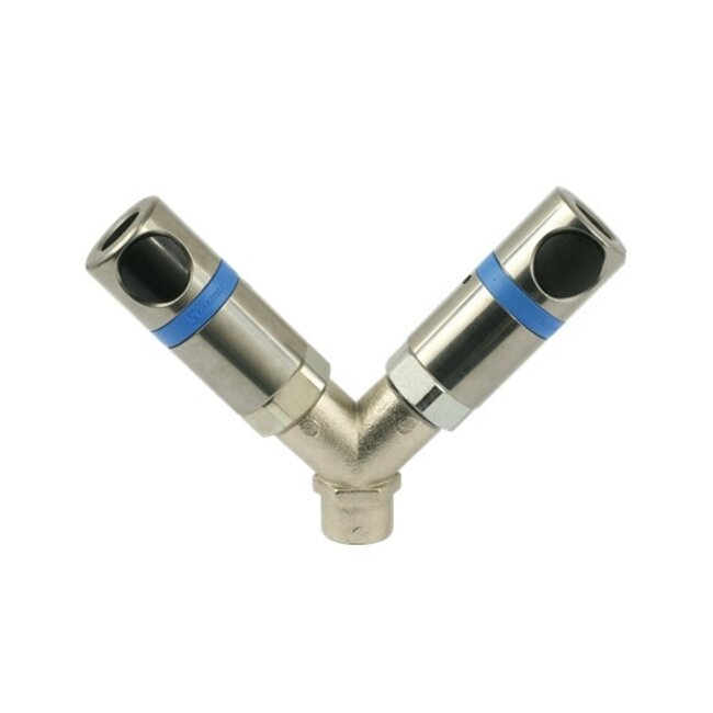 ISO 6150C06 PROFIEL | Snelkoppeling RCS06 Y-stuk met BI-draad BSP