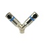 ISO 6150C06 PROFIEL | Snelkoppeling RCS Y-stuk met BI-draad BSP